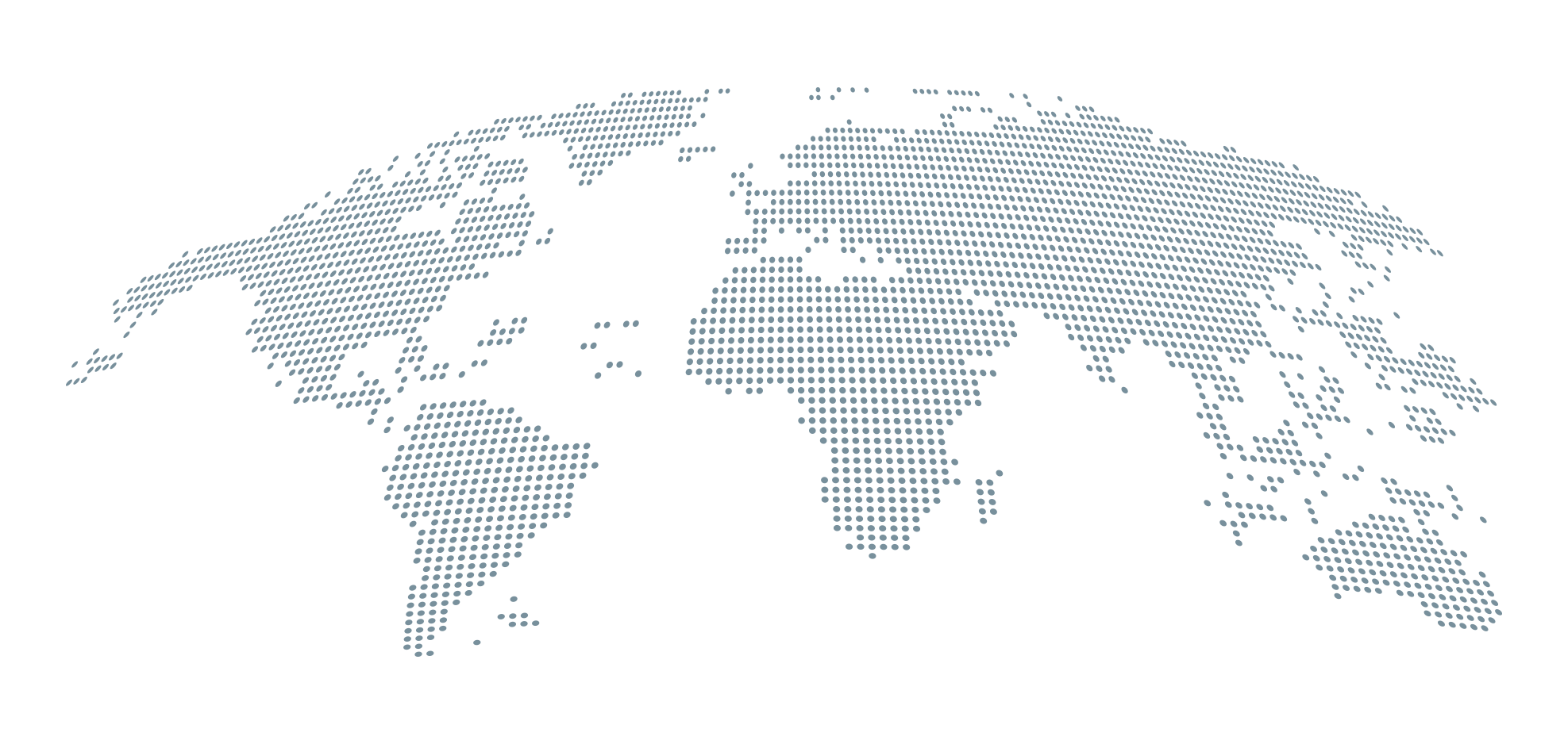 dotted world map